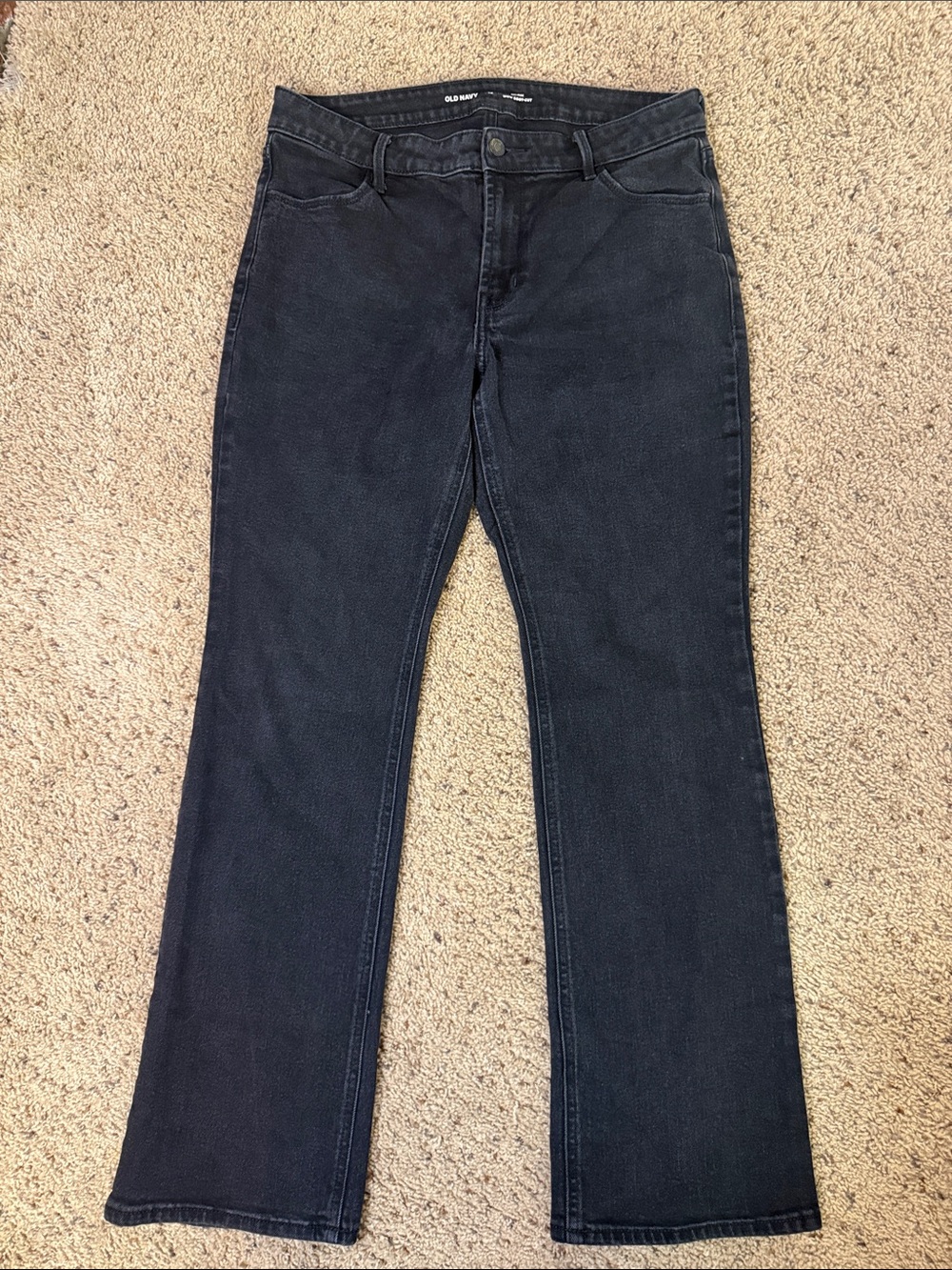 Old Navy Women’s Boot Cut Jeans - Dark Black Wash